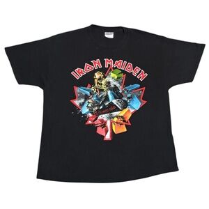 Iron Maiden The Final Frontier Canada 2010 Tour Ed Board One Band T Shirt